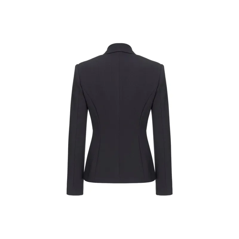 PINKO Zipped Crepe Jacket-1