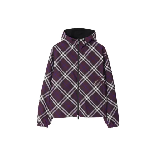 Burberry Jackets Men Purple