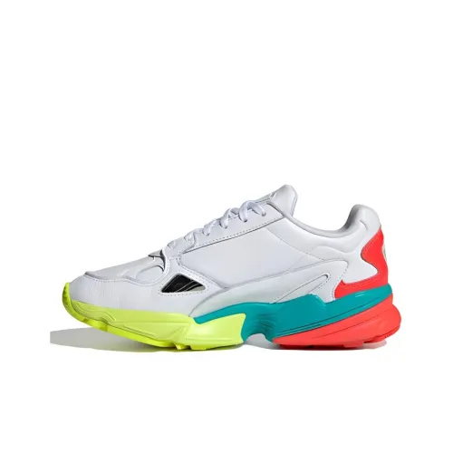 Adidas Originals Falcon Chunky Sneakers Women's Low-Top Yellow/Green/Red/White