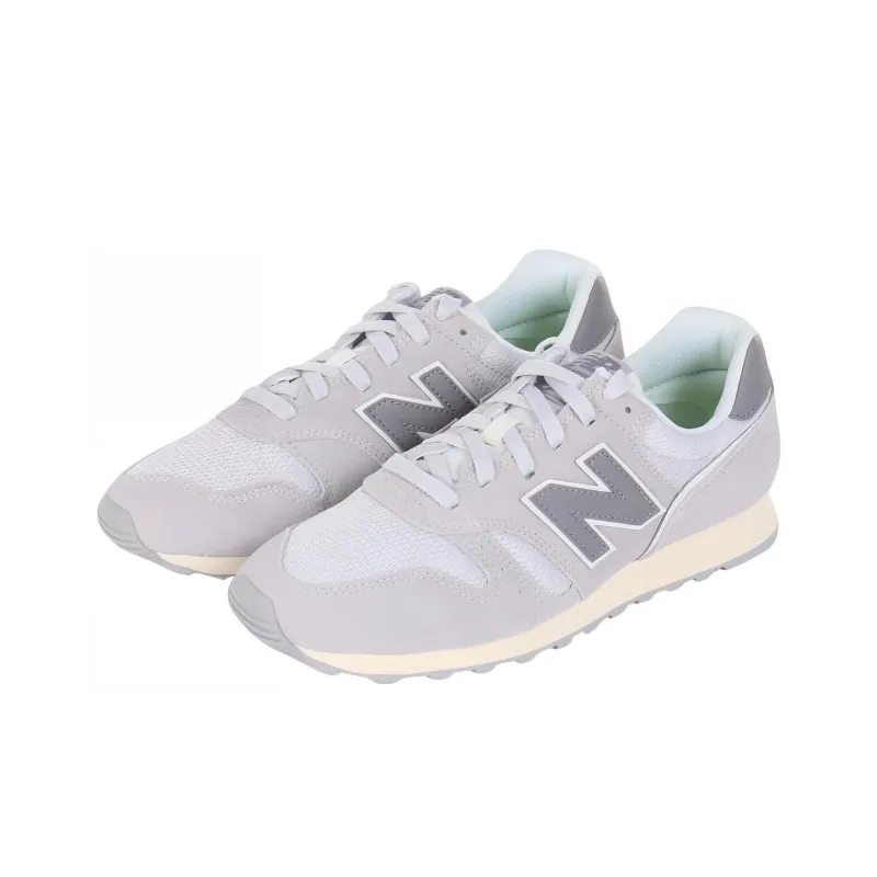 New Balance NB 373 Slip Resistant And Breathable Low Top Casual Running Shoes Unisex Light Gray-2