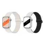 Apple Silicone Strap-Starlight * White Black