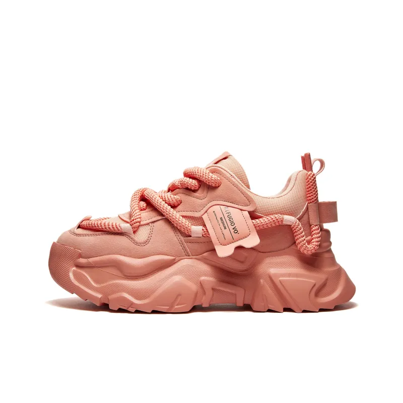 RIFUGIO VO' Shock Absorbers With Slip Resistant And Abrasion Resistant Properties Low Top Chunky Sneakers Unisex-48