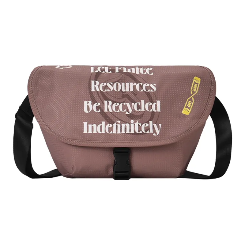 FINITE LOOP Recyclable Polyester Fanny Pack Sling Bag Crossbody Bag Regular Unisex Multicolor-0