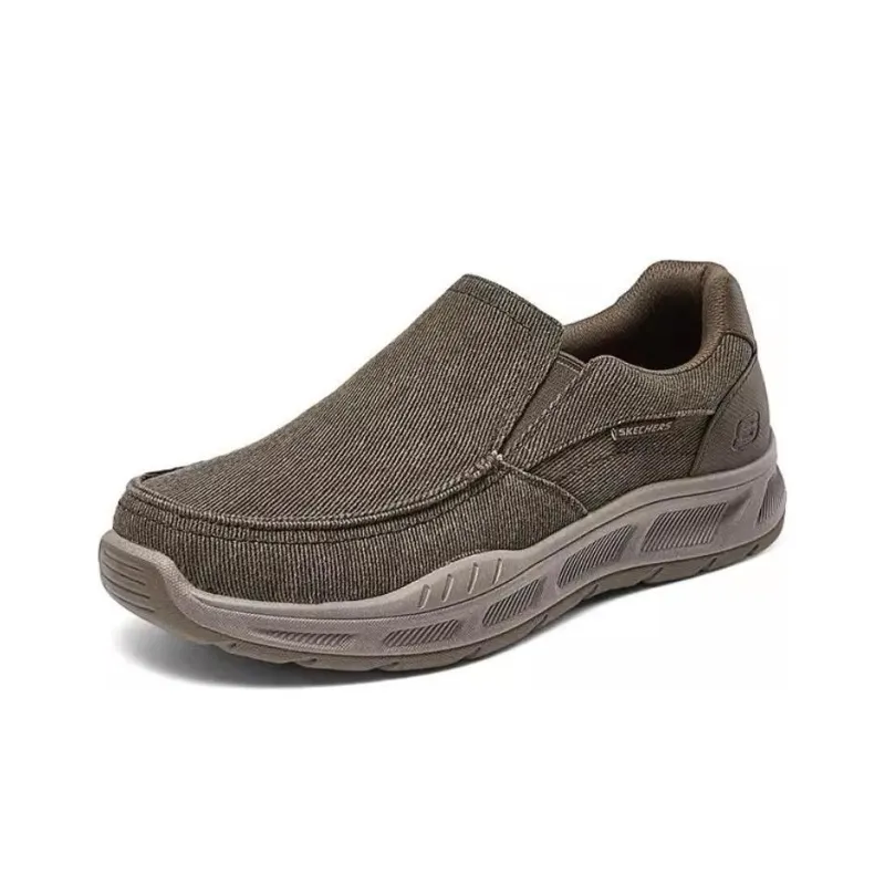 Skechers SKECHERS MENS USA Low Top Casual Shoes Men's Light Brown-2