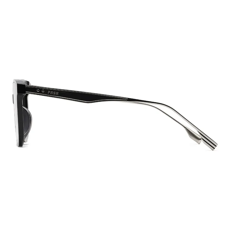 Prsr Plate And Metal Square Sunglasses Unisex-2