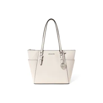 MICHAEL KORS Charlotte Artificial Leather One Shoulder Handbags Large Size Women's Milk White
