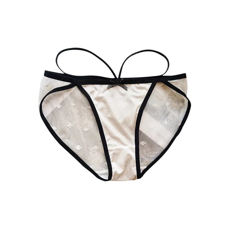 Lanza Women's Low-Rise Underpants Briefs Women's 2 Pack Green+Beige Skin-2