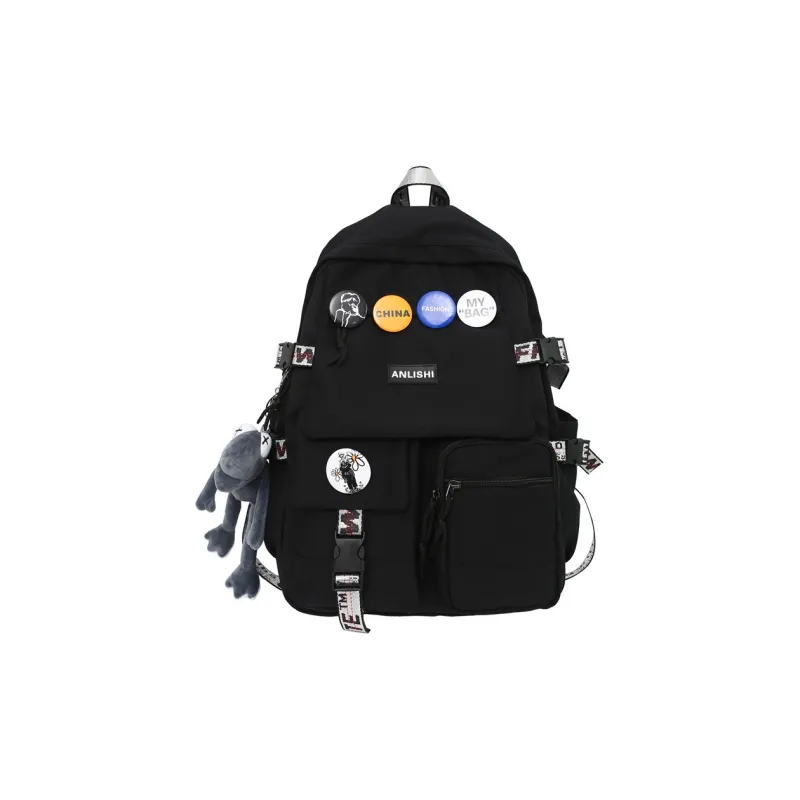 BESSIO Nylon Backpack Regular Unisex Multicolor-7