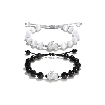 JUICY GRAPE Colored Glaze Jade Bracelets Unisex