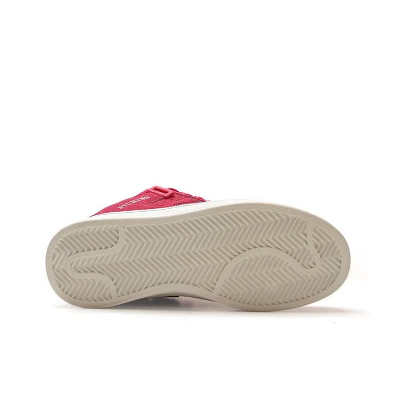 STUR YSN Wear resistant And Lightweight Low Top Skateboard Shoes Unisex Matte Pink-6