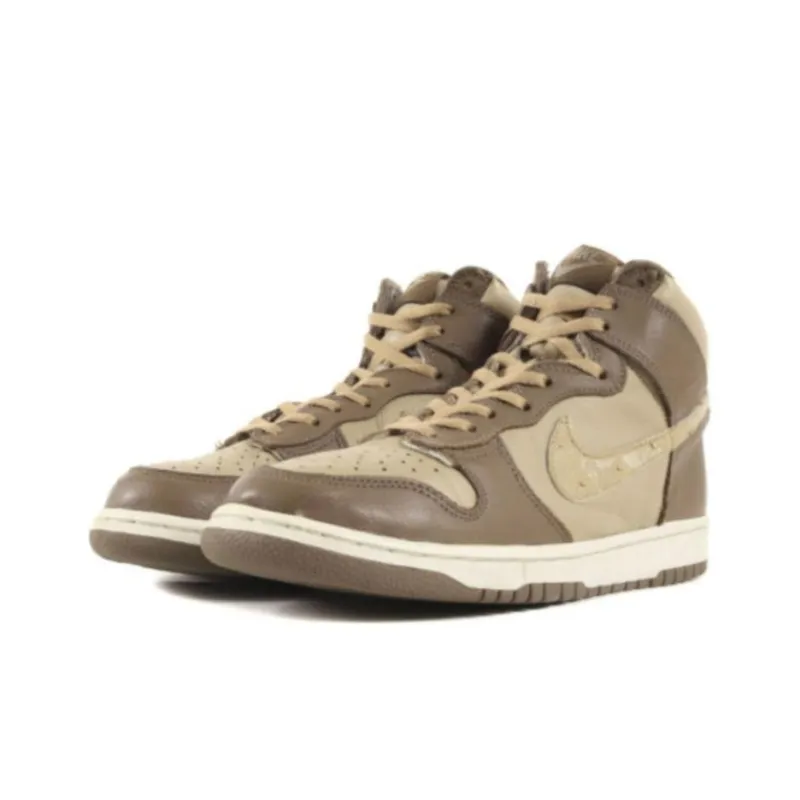 Nike X Stussy Dunk High Plus B 'Tan'-2