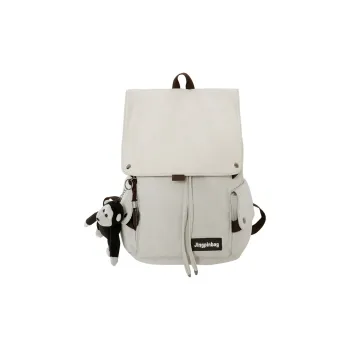 KAMLUI Canvas Backpack Regular Unisex White/Gray/Black
