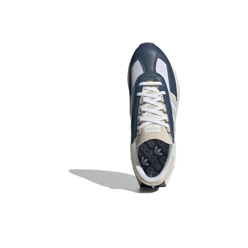 Adidas Originals Retropy E5 Anti Slip Wear Resistant Low Top Casual Shoes Unisex Blue White-4