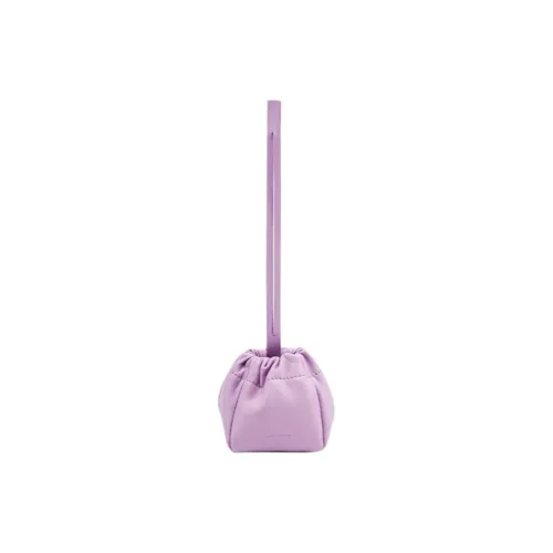 JIL SANDER Sheepskin Bucket Bag, Handheld Bag, Shoulder Bag Women's Purple