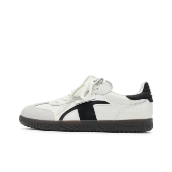 Champion Champ T Trainer German Army Trainers Low Top Skateboard Shoes Men's Black White