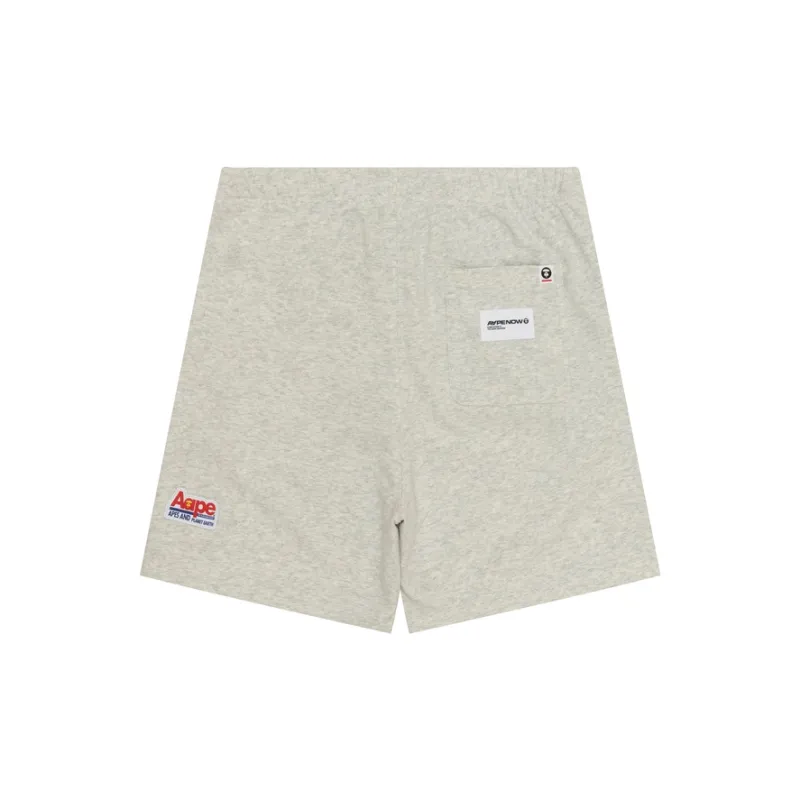 Aape x FRUIT OF THE LOOM Casual Shorts Men's Gray-1