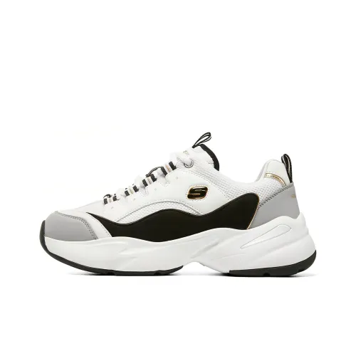 Skechers D'Lites 3.0 Cousin 'White Gray' Women's