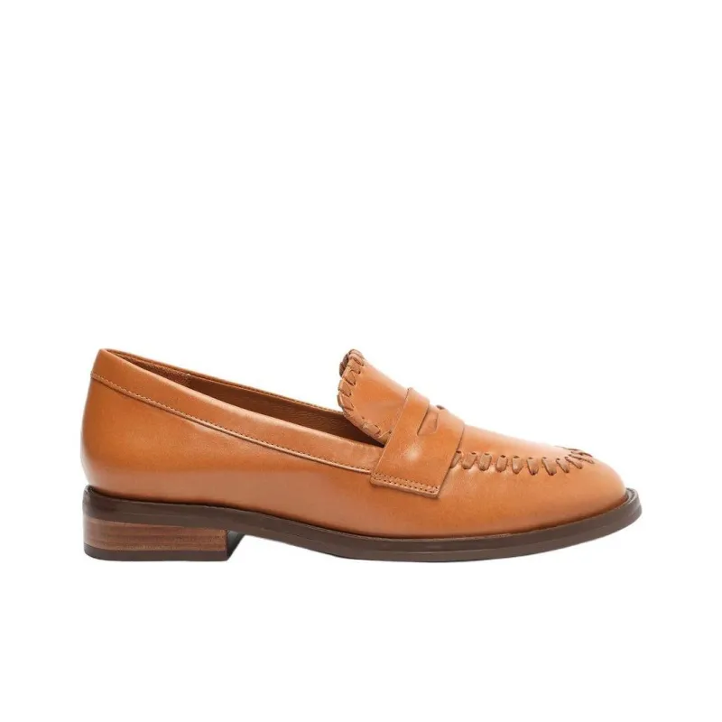 Schutz Lenon Loafers 3cm Women's Umber-1