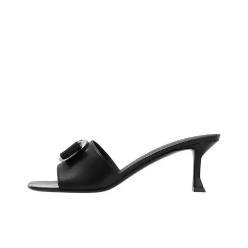 FERRAGAMO Slide Slippers Women's Black