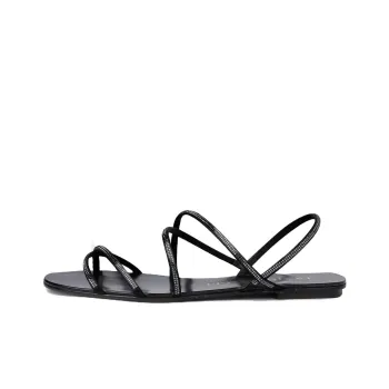 Pedro García One Strap Sandals Women's Black