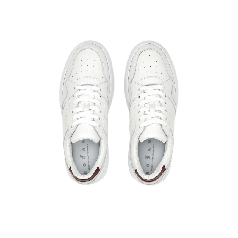 HOGAN Skyscraper Low Top Skateboard Shoes Women's White-4
