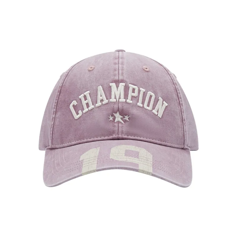 Champion Cotton Baseball Caps Unisex Light Pink-1