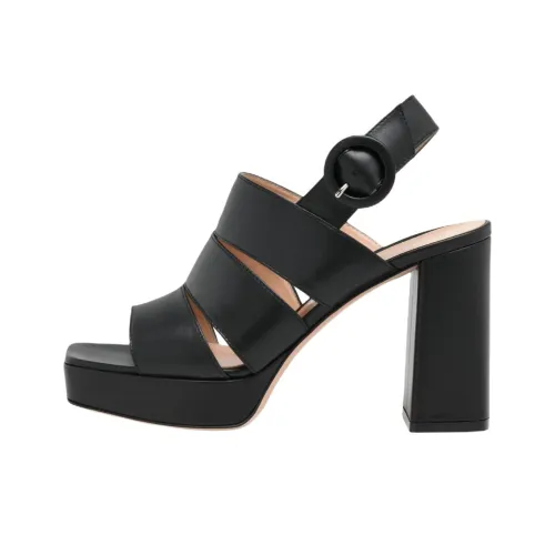 GIANVITO ROSSI Lyonne Strap Sandals 7cm Women's Black
