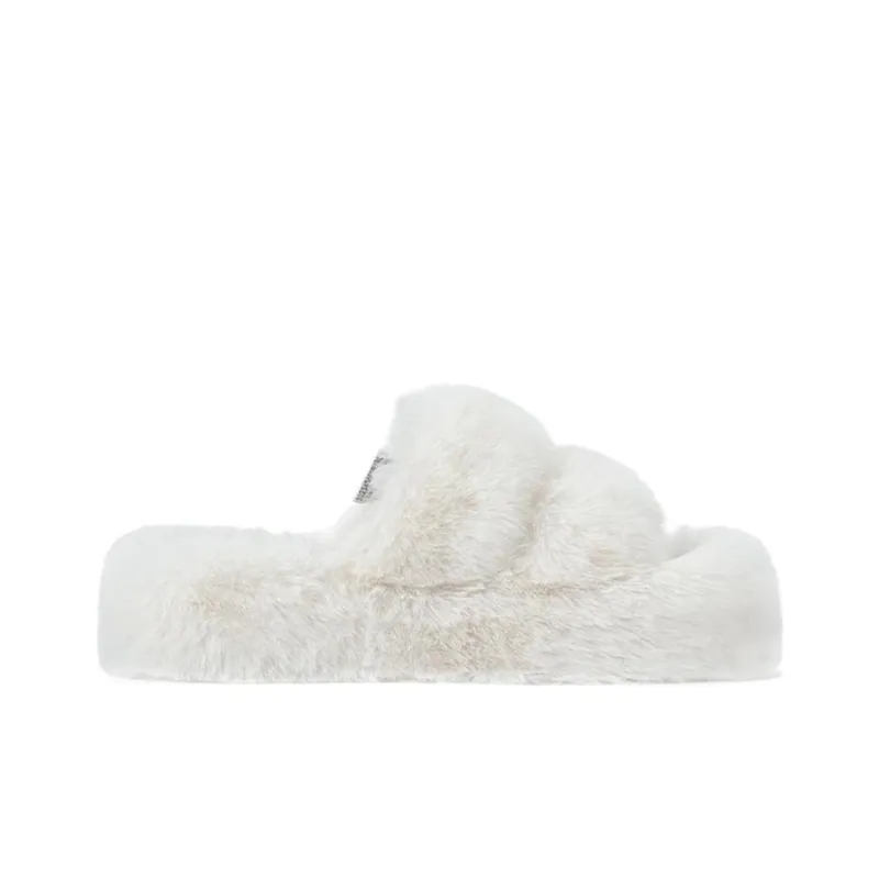 DAPHNE Slide Slippers Women's Apricot/White/Gray-8