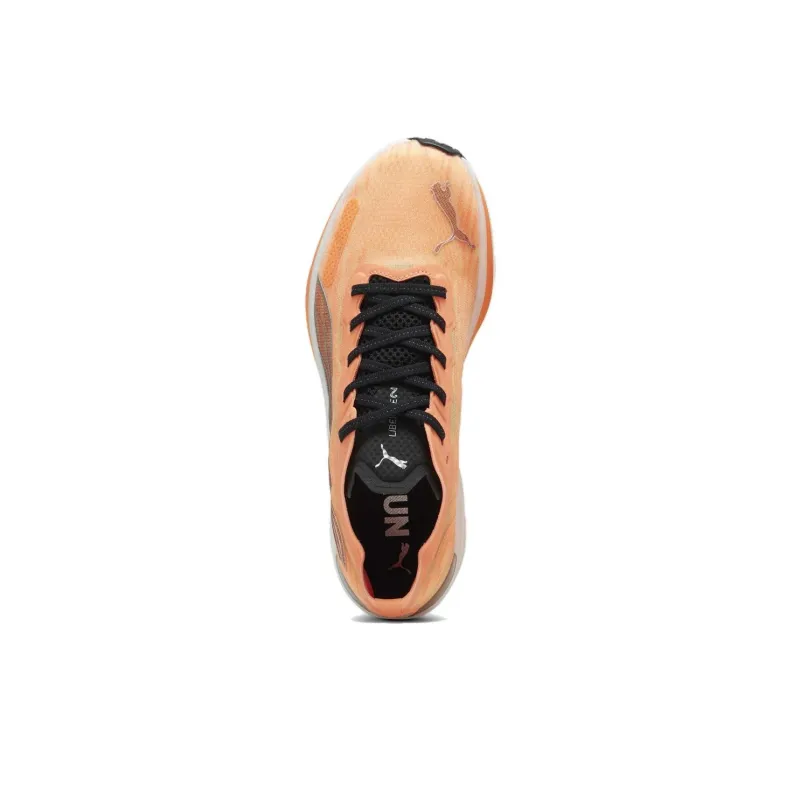PUMA Liberate Nitro Slip Resistant Low Top Running Shoes Men's Orange-3