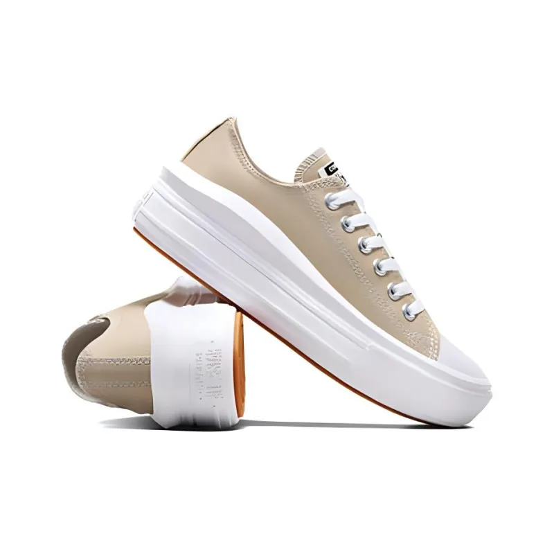 Converse Women's Chuck Taylor All Star Move Platform Low 'Nutty Granola' Women's-4