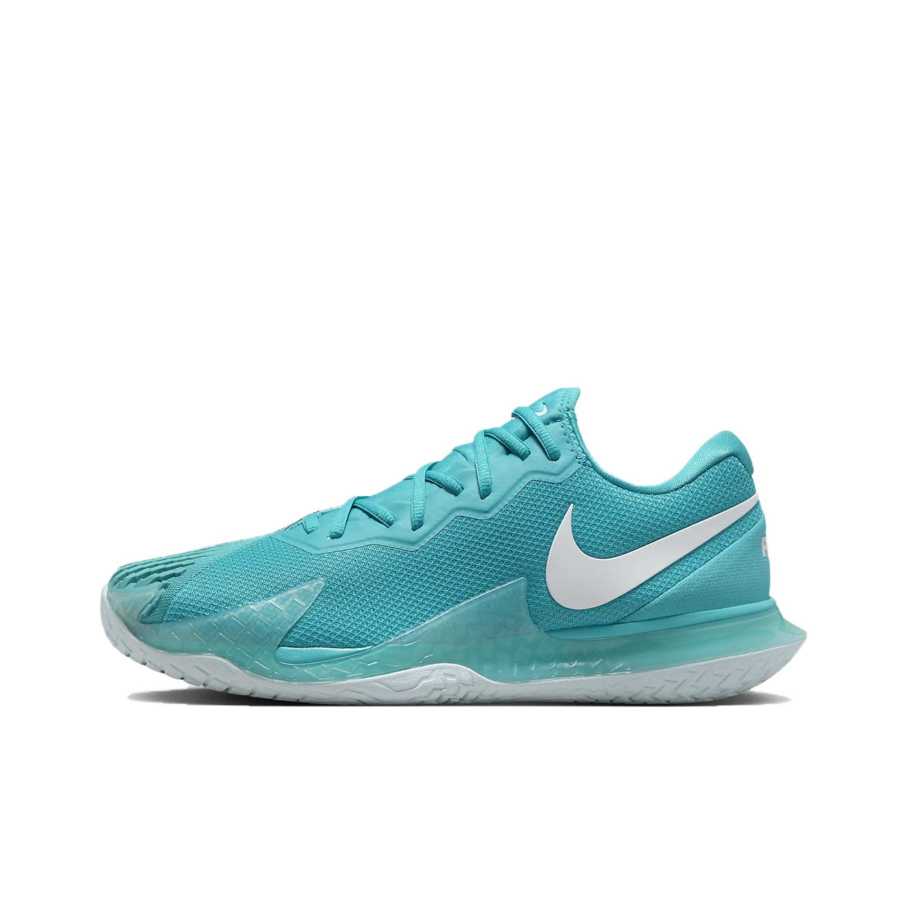 nike men's court air zoom vapor cage 4 tennis shoes white and team orange