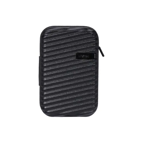 LEXON PC Blended With Polyester Storage Bag Unisex Pure Black/Moon Gray/Ivory