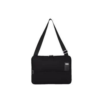 LEXON Polyester Crossbody Bag, Shoulder Bag, Cell Phone Pouch Regular Men's Black/Blue