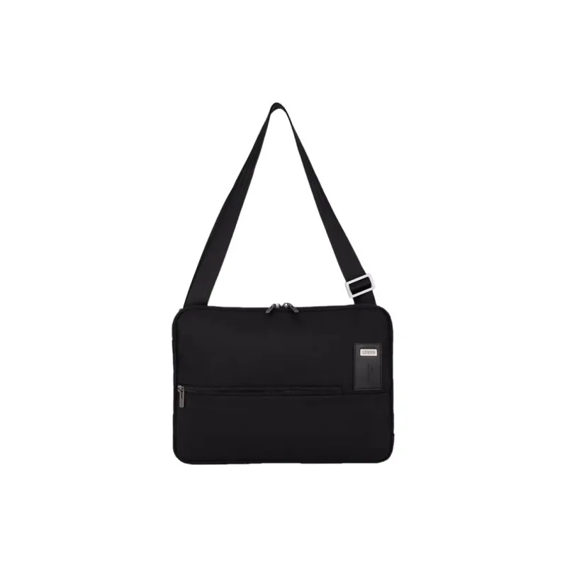 LEXON Polyester Crossbody Bag, Shoulder Bag, Cell Phone Pouch Regular Men's Black/Blue-0