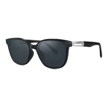 Prsr Plate And Metal Round Sunglasses Unisex