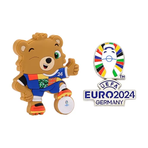 UEFA EURO 2024 Germany UEFA European Football Championship Badge Mascot PVC Bottle Opener Refrigerator Magnet