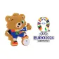 Mascot PVC Bottle Opener with Fridge Magnet+UEFA European Football Championship Badge