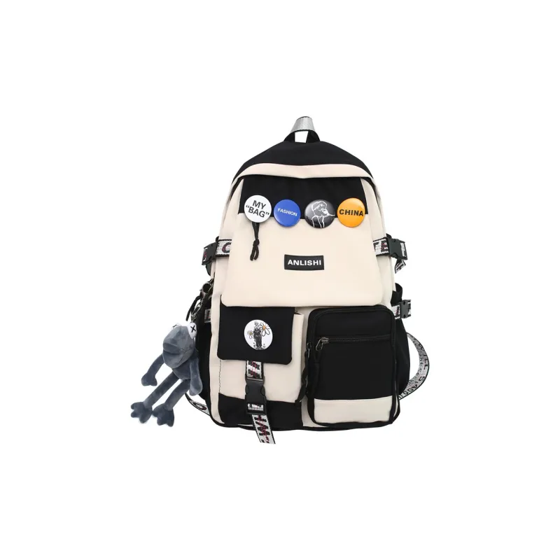 BESSIO Nylon Backpack Regular Unisex Multicolor-0