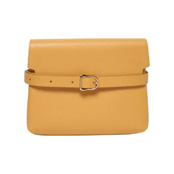 SENREVE Genuine Leather Shoulder Bag Crossbody Bag Handbag Small Size Women's Saffron Multicolor