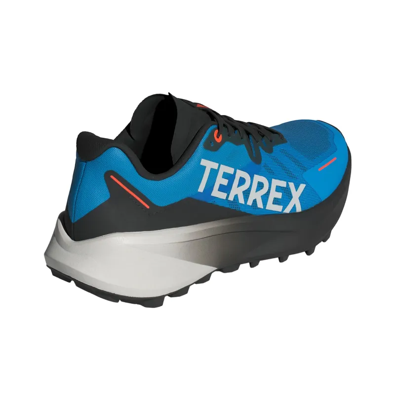 Adidas Terrex Agravic 3 Trail Pulse Blue Grey Semi Impact Orange-3