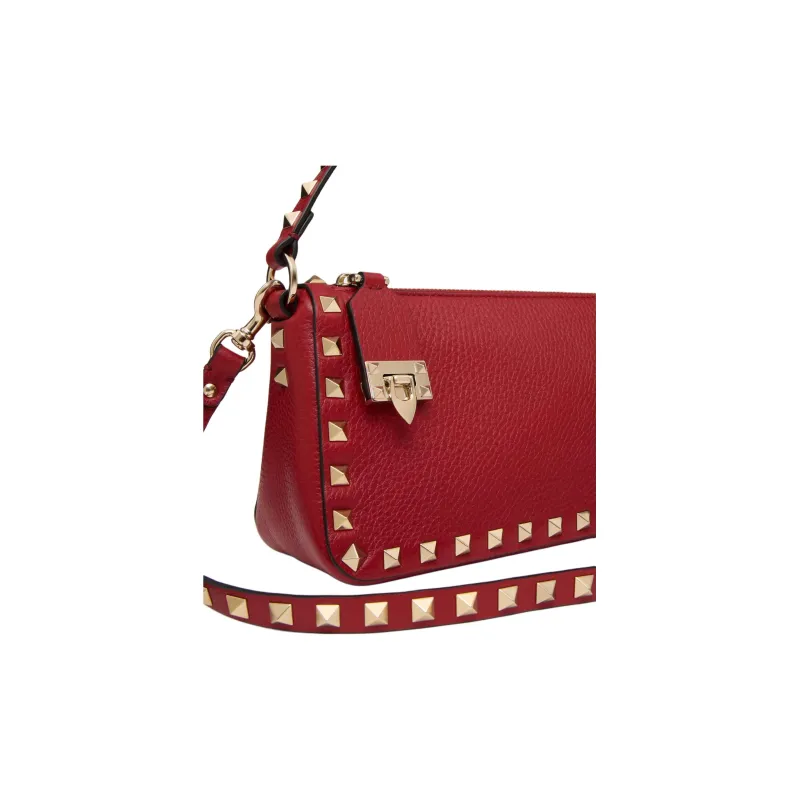 Valentino Garavani Rockstud Zip Up Tote Bag-6