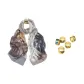 Gray+Random Silk Scarf Buckle