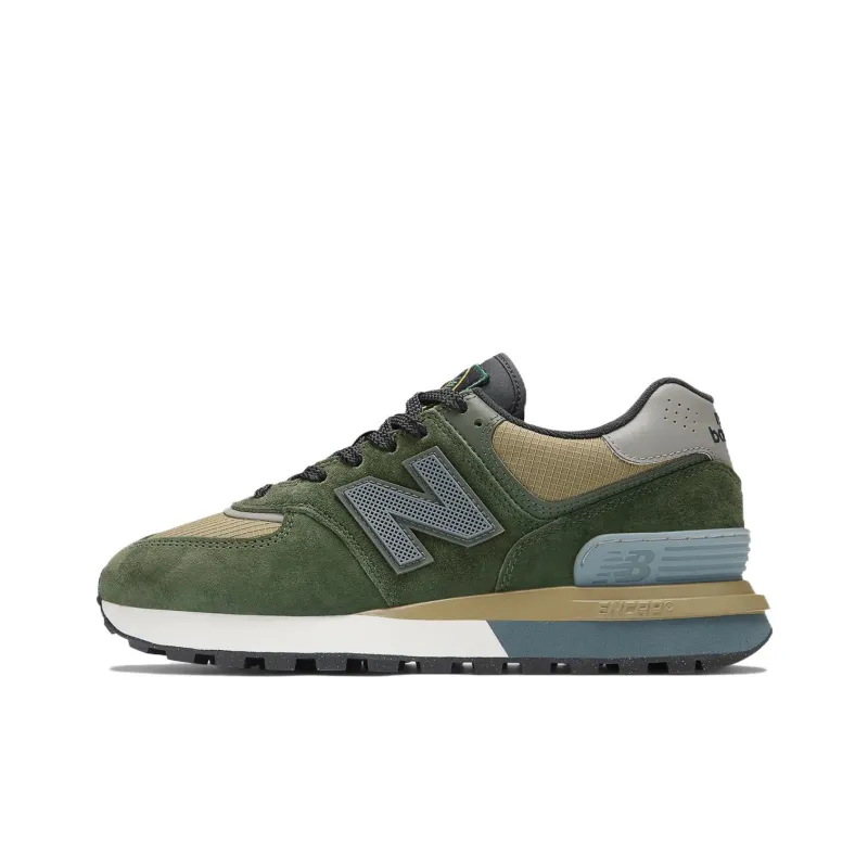 Stone Island X New Balance 574 Legacy Dark Green-0