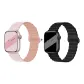 Apple Silicone Strap-Pink Gray * Midnight Black