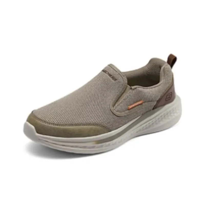 Skechers Cushioned Wear Resistant Full Coverage Lightweight Low Top Casual Shoes Men's Brown-2