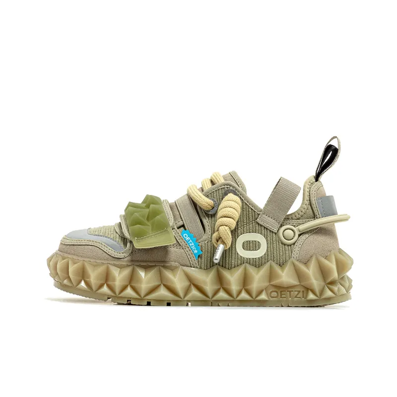 OETZI Ice Mountain Series 1 Skateboard Shoes Unisex Low Top Green-0