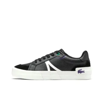 LACOSTE Low Top Skateboard Shoes Men's Black