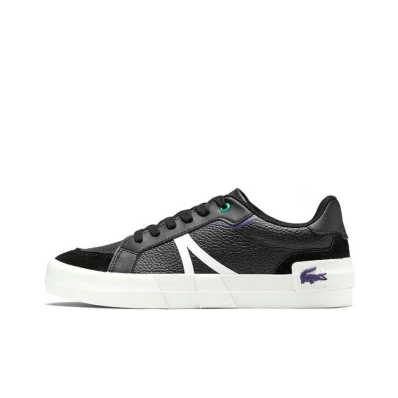 LACOSTE Low Top Skateboard Shoes Men's Black-0