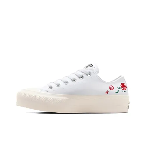 Converse Chuck Taylor All Star Women's Lift Platform Low 'Summer Embroidery'