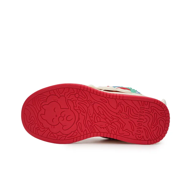OHJC Slip-Resistant Cushioning Abrasion-Resistant Low-Top Skateboard Shoes Women's-4